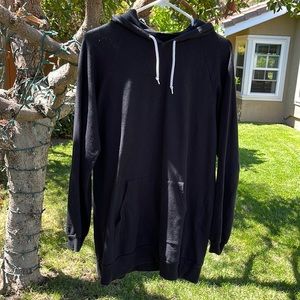 American Apparel one size fits all black hoodie